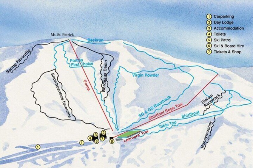 Christchurch Canterbury Southern Alps Ski Tour