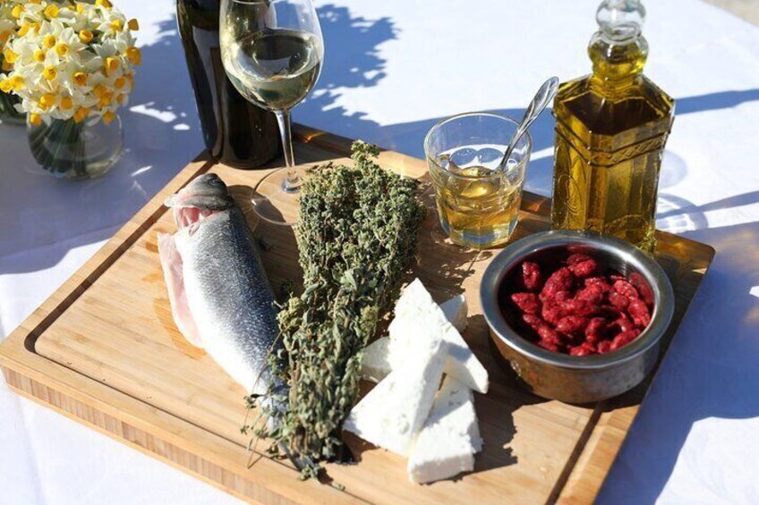 Virgin Olive Oil Experience with Herbs and Wine