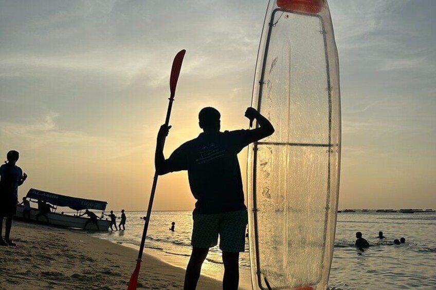 Kayaking in stone town