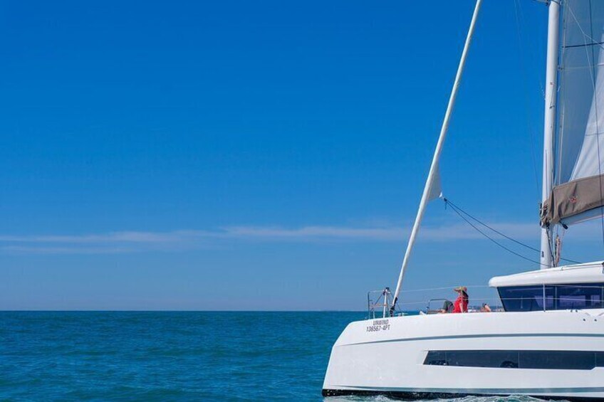 Algarve Half Day Private Catamaran Charter in Vilamoura