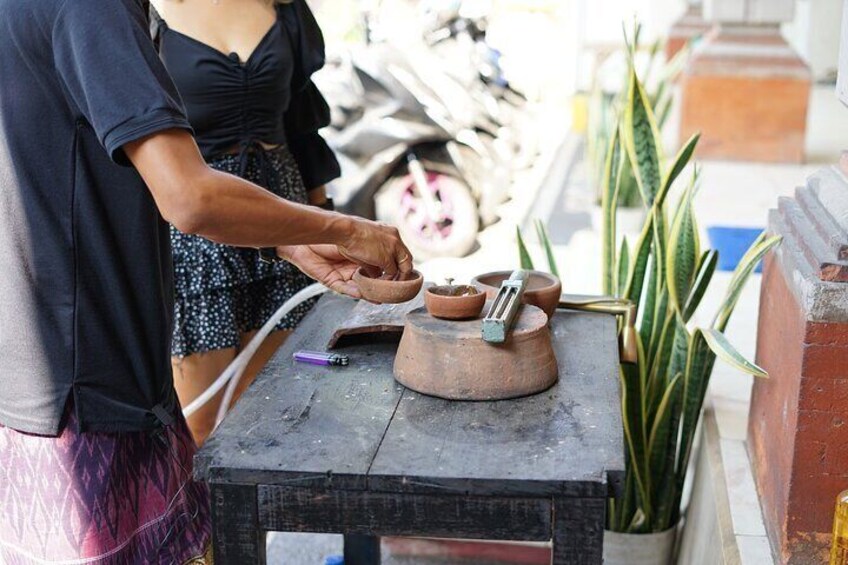 Silver Jewelry Making Class with Local Silversmith in Bali