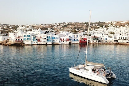 Mykonos Catamaran Delos Rhenia Cruise with Lunch and Transfer