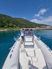 Private Boat trip Vlore Sazan Haxhi Ali cave and Karaburun