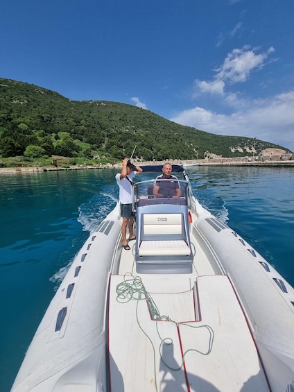 Private Boat trip Vlore Sazan Haxhi Ali cave and Karaburun