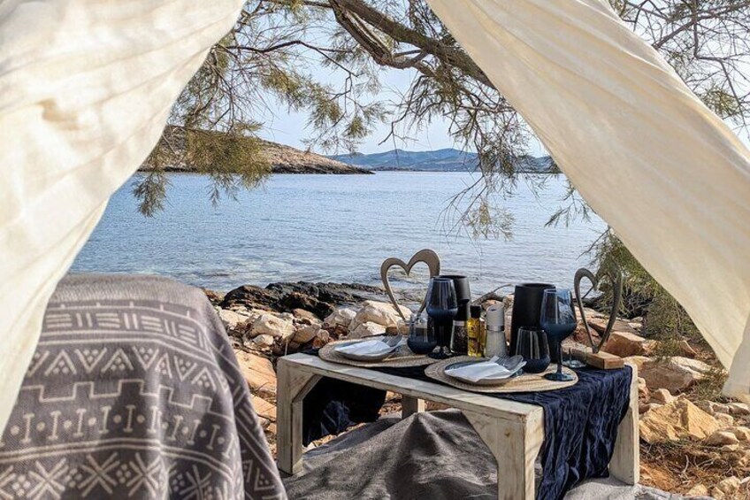 2 Hour Private Boho Style Picnic in Paros