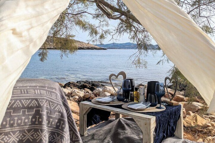 2 Hour Private Boho Style Picnic in Paros