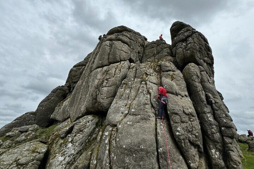 Shared Climbing Experience in Dartmoor