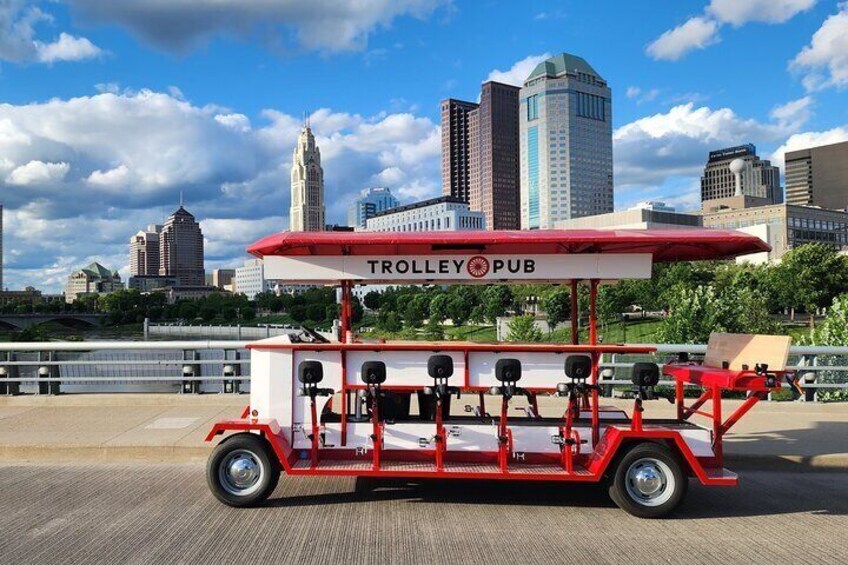 Shared Yoga and Coffee Experience On The Trolley Pub