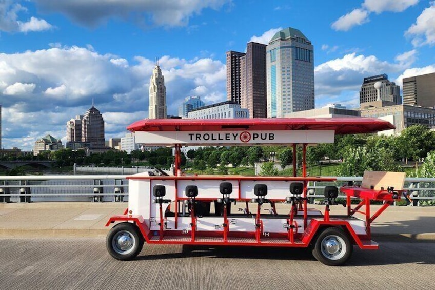 Shared Yoga and Coffee Experience On The Trolley Pub