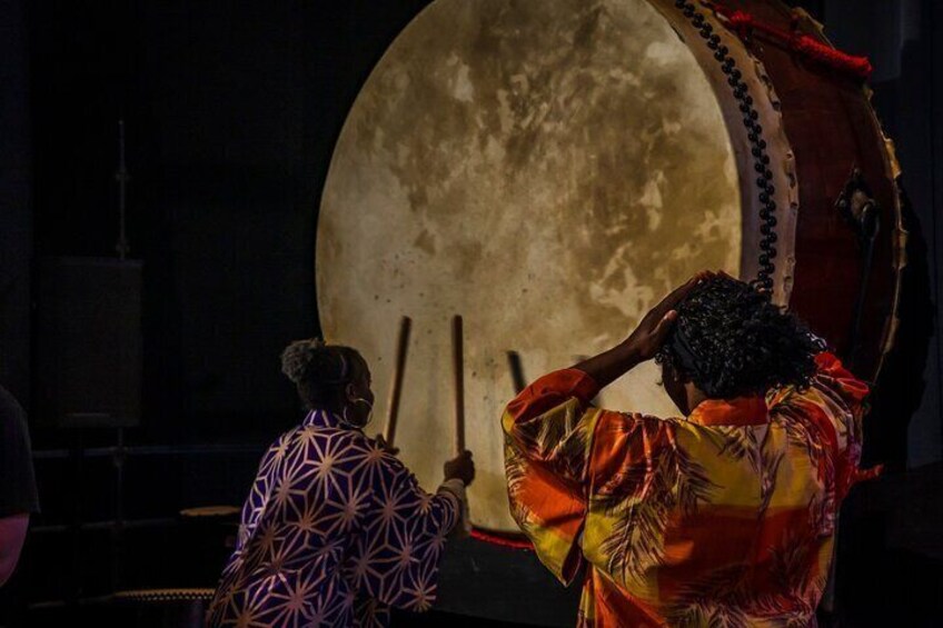 Kansai's largest Japanese drum.