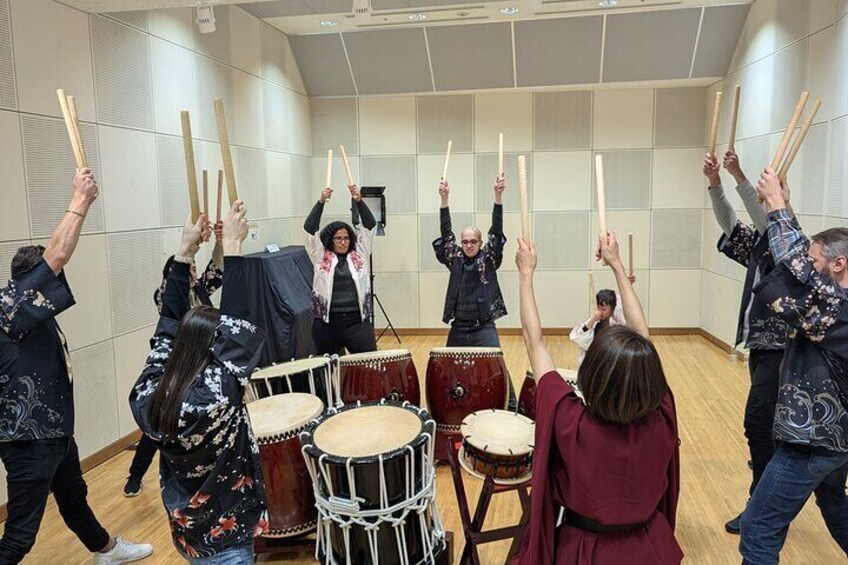 Feel the beat with traditional Japanese drums.
