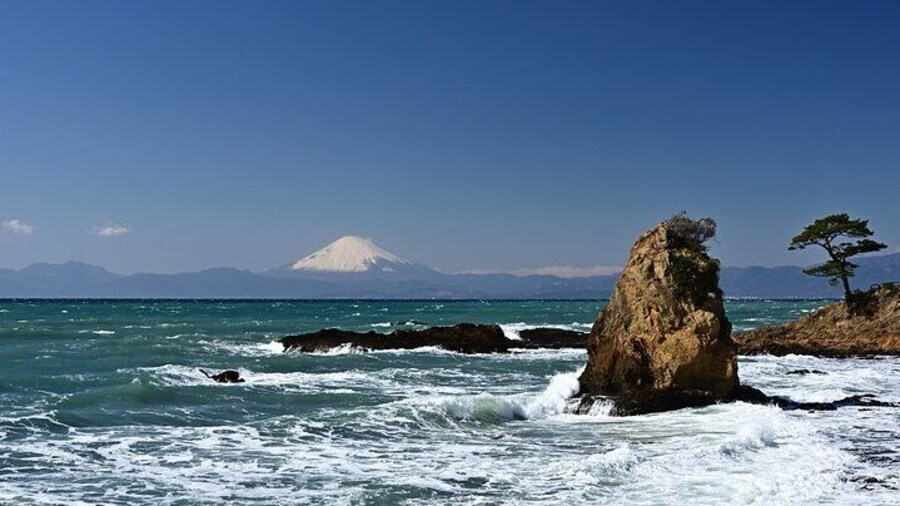 浮世絵にも描かれた景勝地「立石」
Scenic spot "Tateishi" depicted in ukiyo-e