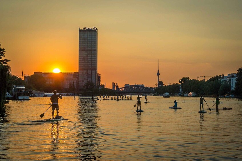 Picture 3 for Activity Berlin: SUP Sunset Tour to the Molecule Man
