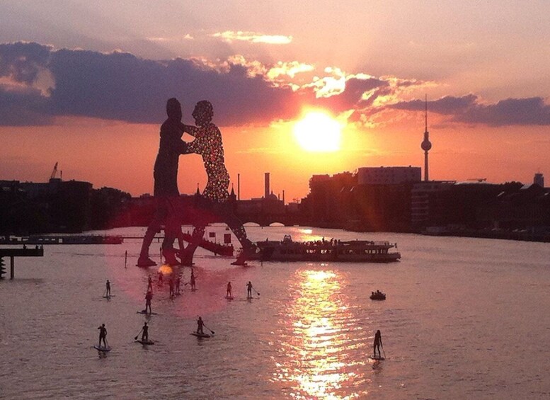 Picture 5 for Activity Berlin: SUP Sunset Tour to the Molecule Man