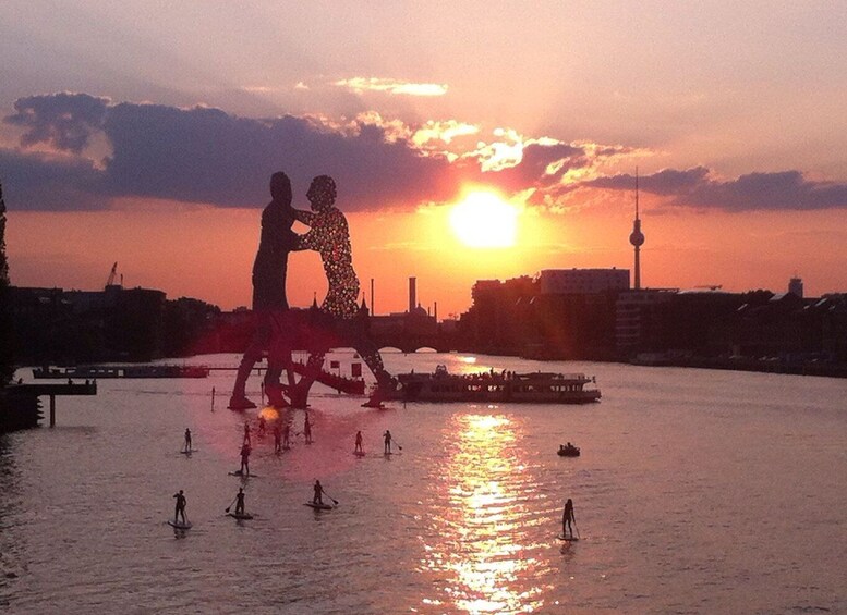 Picture 5 for Activity Berlin: SUP Sunset Tour to the Molecule Man