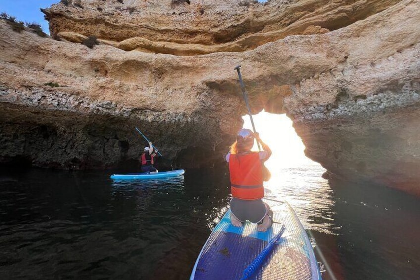 Sunrise in Lagos Ponta da Piedade Caves Paddle Boarding 