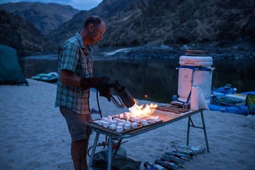 4 Day Whitewater Rafting on the Lower Salmon with Wine and Food