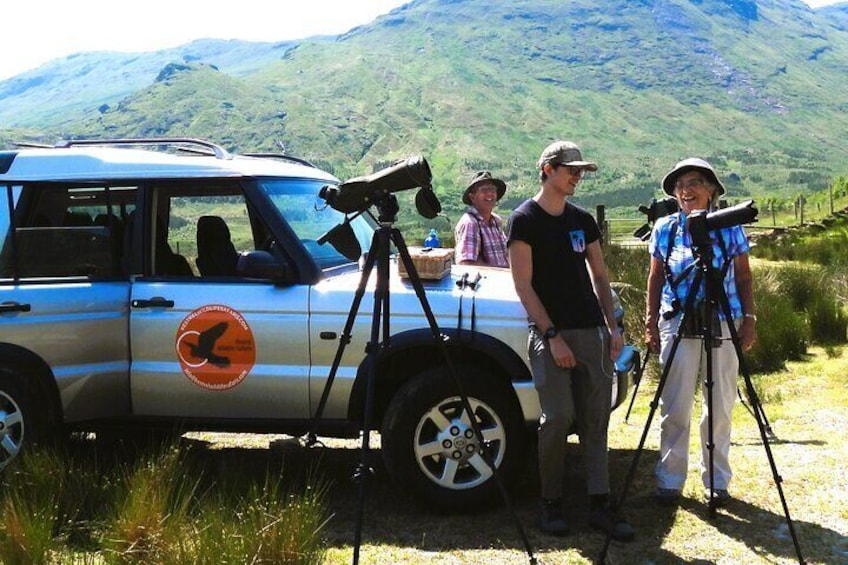 Looking for eagles in one of the wilder areas of Loch Lomond & the Trossachs National Park.