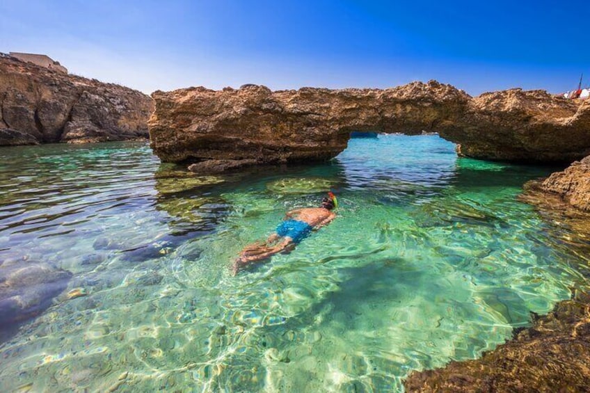 Three Bay Cruise Including Blue Lagoon from Mellieha