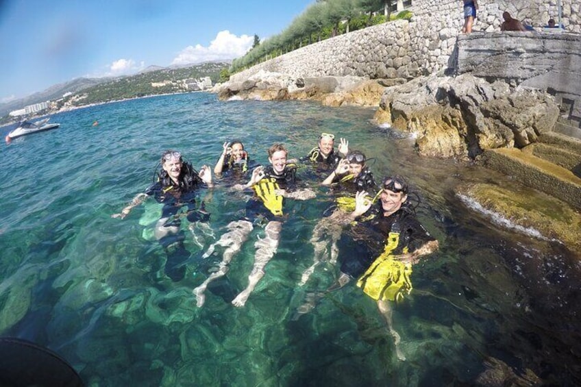 Intro Dive in Dubrovnik