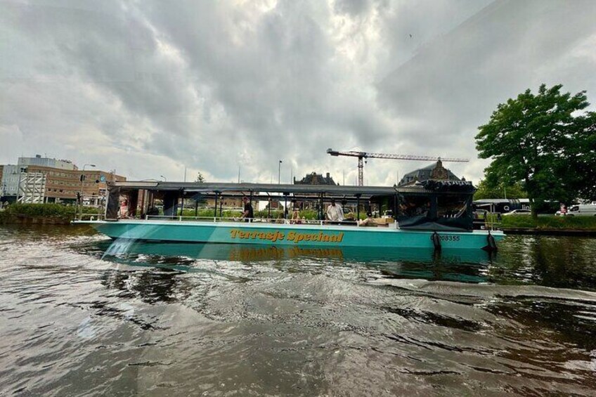 Groningen Terrace Boat Tour Experience with a Cozy Bar: 1 hour