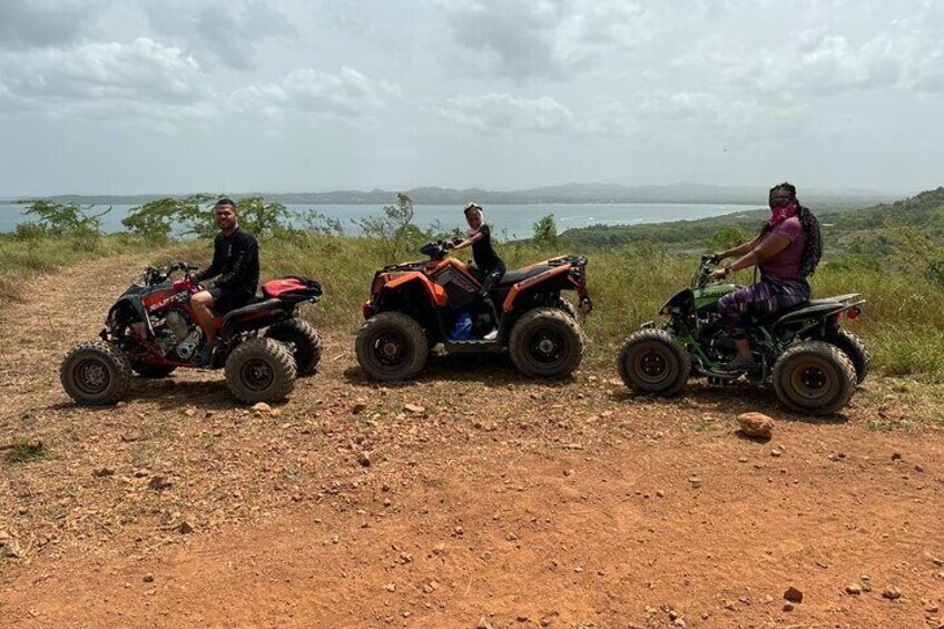 Small Group ATV Tour in Los Pozos Beachside to Mountain views 