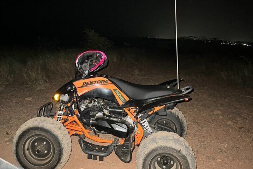 Small Group ATV Tour in Los Pozos Beachside to Mountain views 