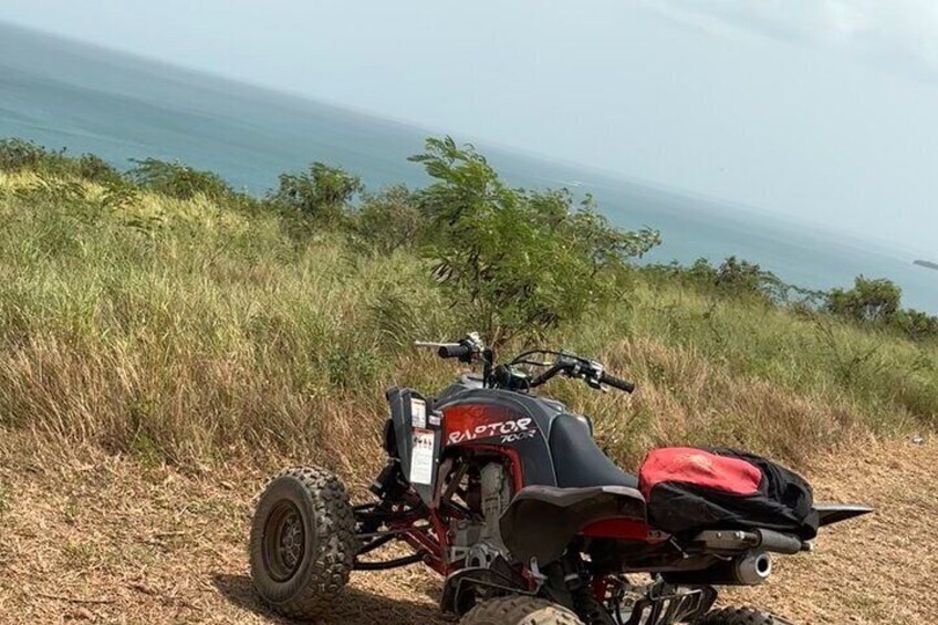 Small Group ATV Tour in Los Pozos Beachside to Mountain views 