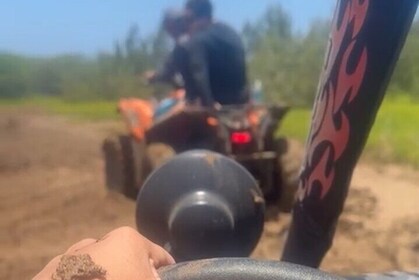 Small Group ATV Tour in Los Pozos Beachside to Mountain views