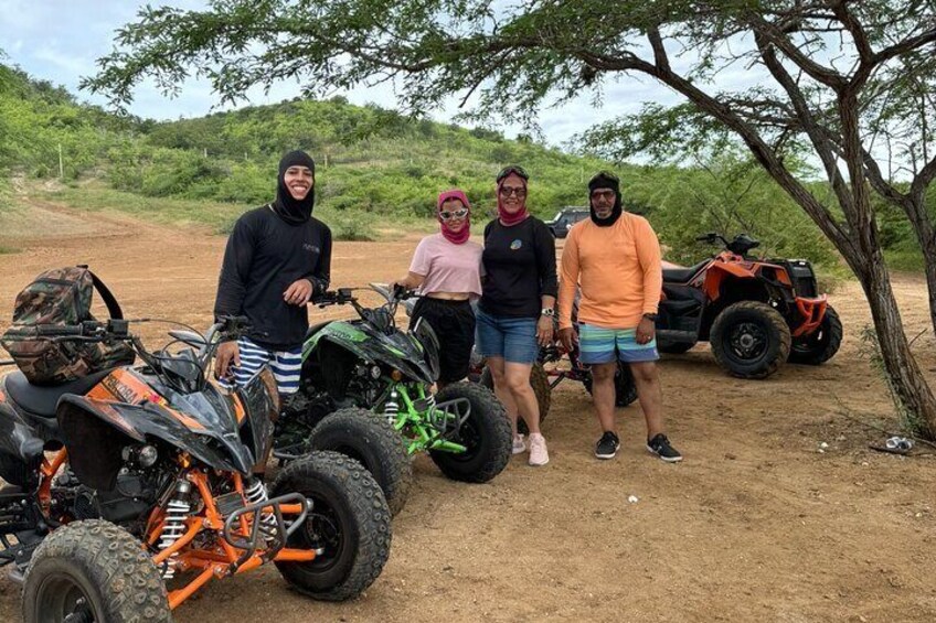 Small Group ATV Tour in Los Pozos Beachside to Mountain views 