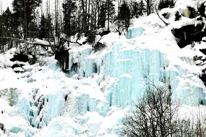 Rovaniemi Korouoma Ice Waterfalls Hike Trip