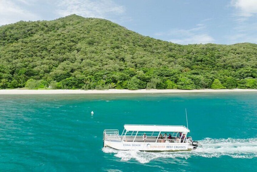 Glass bottom boat tour is included