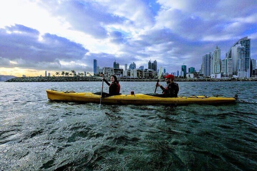 Panama City Skyline Sunset/Sunrise Kayaking