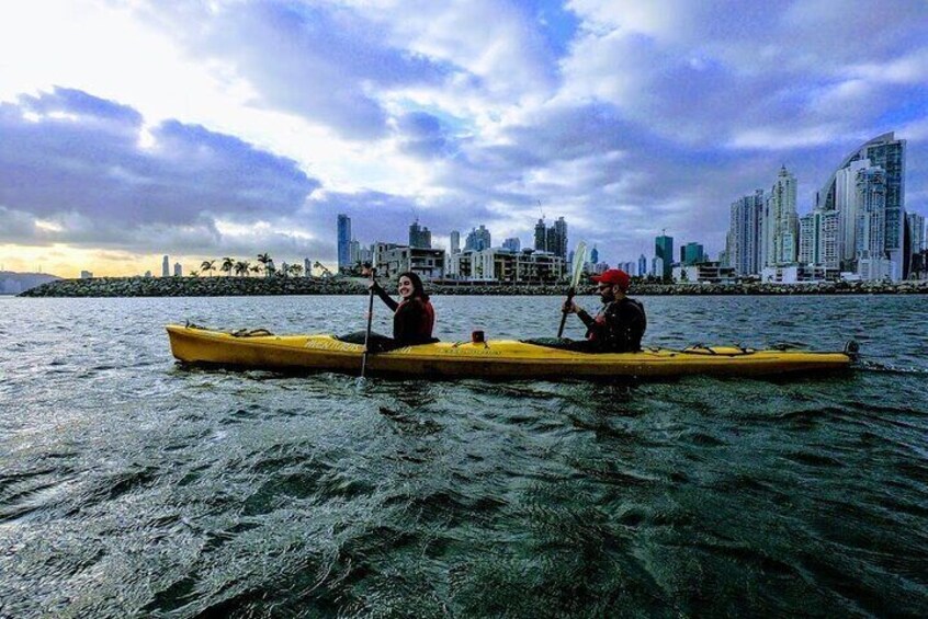 Panama City Skyline Sunset/Sunrise Kayaking