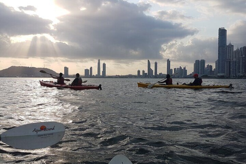 Panama City Skyline Sunset/Sunrise Kayaking