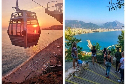 Alanya City Tour with Boat Tour, Cable Car and Lunch at Dimçay