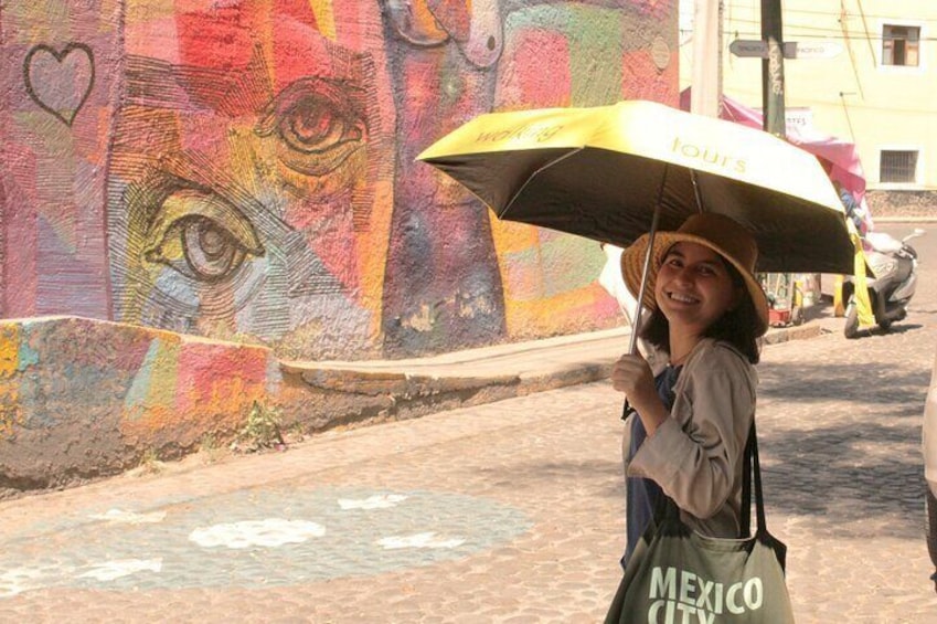 Coyoacan Street Art Tour with Mexican Fruit Tasting