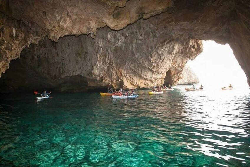 Javea Kayak Route Guided Excursion Cala Granadella