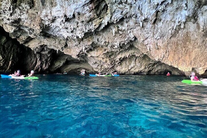 Javea Kayak Route Guided Excursion Cala Granadella