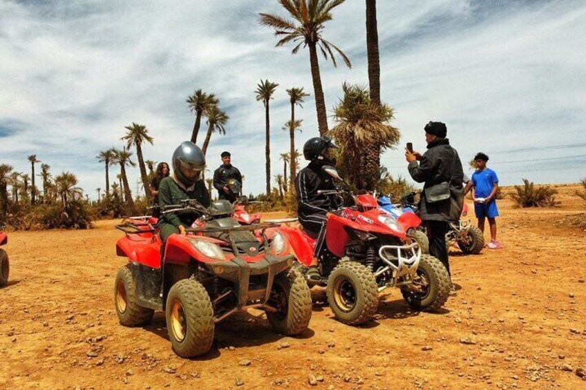 Marrakech: Quad excursion in the Palmeraie + Moroccan tea