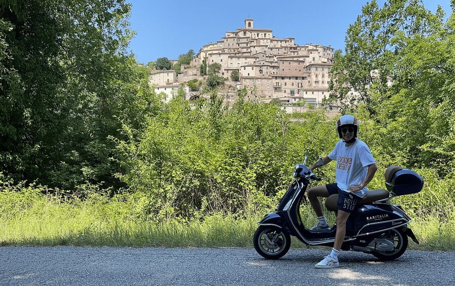 Picture 1 for Activity Marche: Guided Vespa Tour - The Charming Castles of Arcevia