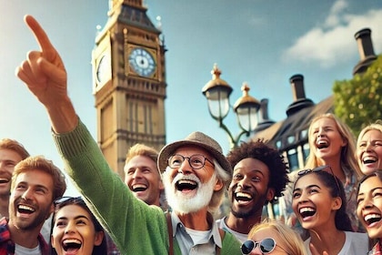 1 Hour Guided AI Walking Tour from Big Ben London in Any Language