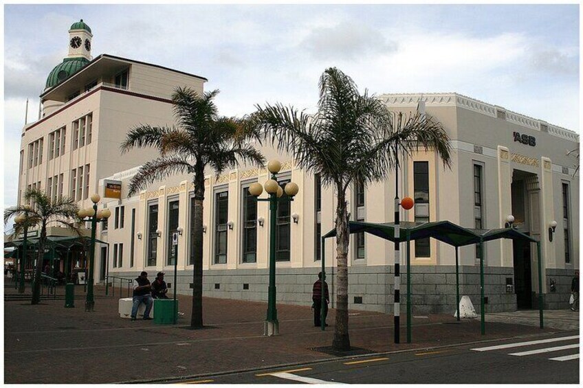 ASB Bank in Emerson Street Napier, the main Street