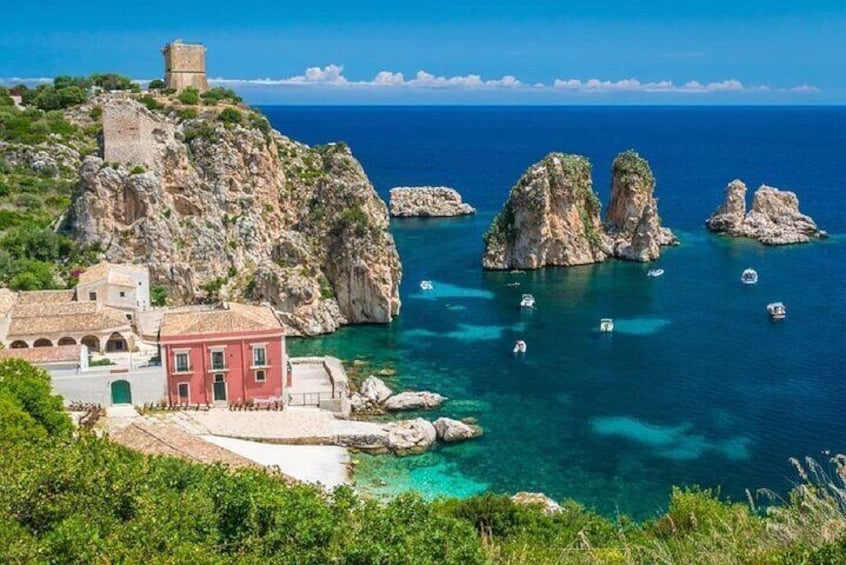 Private tour Zingaro Reserve, Scopello and Castellammare
