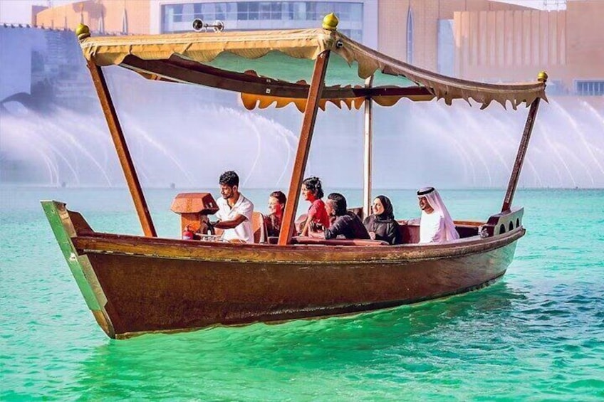 Dubai Fountain Show Traditional Boat Lake Ride Ticket