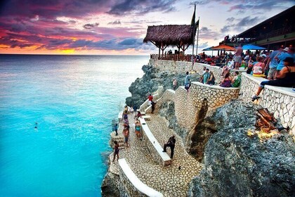 Rick's Cafe and 7 Mile Beach from Montego Bay