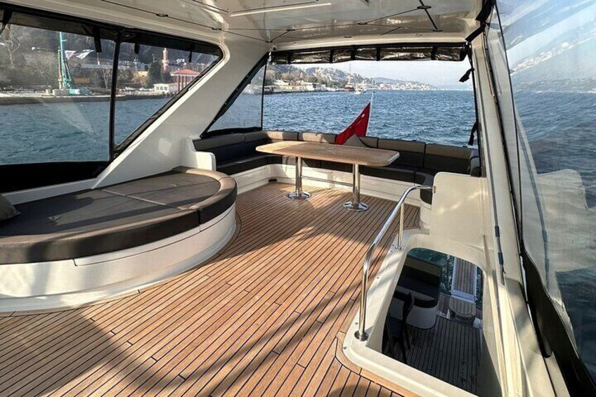 Istanbul Private Luxury Yacht on Bosphorus 24 Meter-79 feet