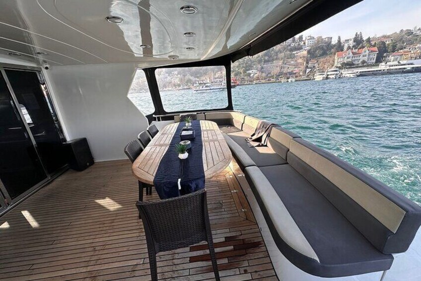 Istanbul Private Luxury Yacht on Bosphorus 24 Meter-79 feet