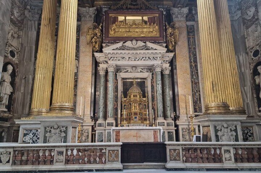 Relics from Passion of the Christ Walking Tour in Rome