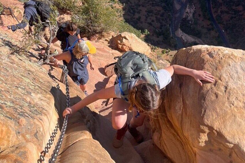 Hiking World Famous Angel's Landing